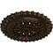 Ekena Millwork Sellek Ceiling Medallion (Fits Canopies up to 1 1/8"), 18 1/2"OD x 7/8"ID x 1 1/2"P, Bronze CM18SKBZS - alternate 2